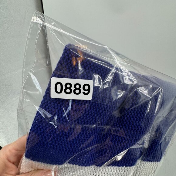 Tommy‎ Bahama Womens Swim Cover Up Dress L Open Knit Blue White Striped Nautical - Picture 7 of 7